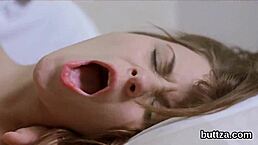 Feeling the Intense Pleasure as Flawless Skinny Sweetie Gets Her Soft Honey Pot and Small Anal Fucked