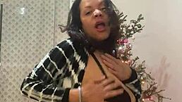 anna maria latina milf dances sexy at christmas party