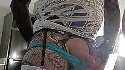 Nodia dominates her sissy with bold control