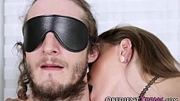 Why does this ebony teen 18+ take rough doggystyle in wild 3some?