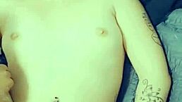 tiny blonde relaxes with oral fun in miami airbnb over holiday weekend.