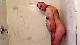nude martin lavallée sodomizes himself with dildo