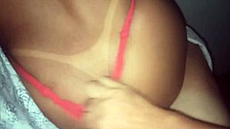 Wife provokes cum waterfall on ass