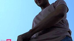 Blonde Teen Rides BF's Cock After Coffee Break