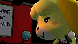 Isabelle在新叶渡假村干啥呢？