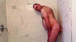 nude martin lavallée sodomizes himself with dildo