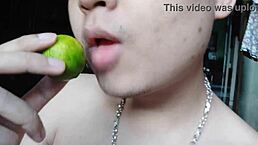 exploring self-pleasure with licking techniques in chinese style