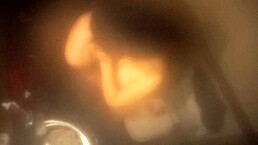 My boyfriend chases me into the bathroom with his hard cock, so passionate