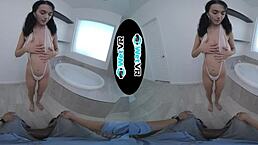 i had an intense vr bath fuck with sawyer cassidy, using vibrators and toys