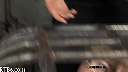 Brutal Whipping Session For Cute Girl