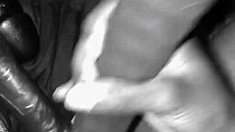 i stuffed my ebony pussy with huge dildos in lingerie