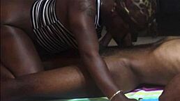 Stepsister sucks stepbrother's cock and balls loudly in hardcore scene