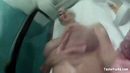 Taylor Vixen Feels Intense Pleasure In Shower Masturbation