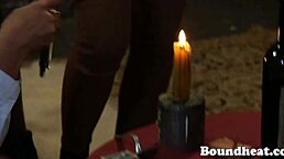 european lesbian slaves bound in bdsm try escaping mistress's whip