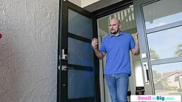 why is this teen babe fucking that big dick for money? she loves it deep