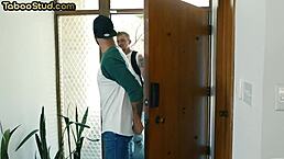 a rimjob lover gets barebacked by boyfriend until intense cumshot