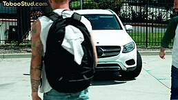 a rimjob lover gets barebacked by boyfriend until intense cumshot