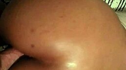 Latina gets her ass banged hard in group interracial anal and pussy fucking