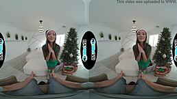 Wetvr asian vina sky gifted sex for christmas in vr 😍