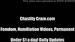 i control your cock now, bound and ready for my toys in this bdsm session