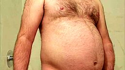 nude martin lavall�e performs solo act and consumes liquid