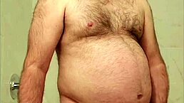 nude martin lavall�e performs solo act and consumes liquid