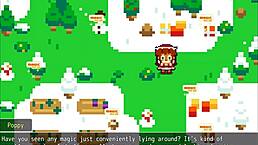 Poppy from LOL Craves Hot Cum Cover in Christmas Hentai Game Ep 1