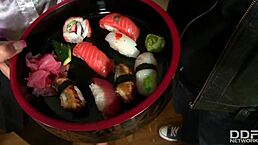 i love deepthroating that big veiny cock in the kitchen, fingering myself while swallowing it all.