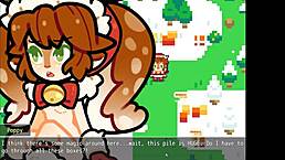 Poppy from LOL Craves Hot Cum Cover in Christmas Hentai Game Ep 1