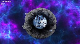 luna rival in lingerie faces double penetration, creampie, and squirting with brunette beauty