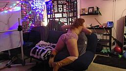 i watch my hotwife steffi dance in boots showing her pussy