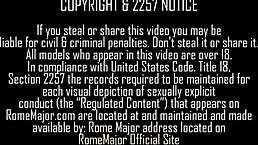 Thick dick knight rome major meets sexy queen dena duchess in lingerie for a group cowgirl session with italian flair