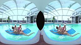 I join'd a foursome with big tit's by the pool