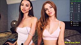 camgirls compare their boobs on webcam
