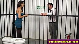 Wow, check this Faketit British beauty getting jizzed on her face!