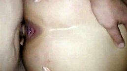 i'm fucking her petite body in doggy and she farts