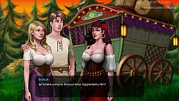 Blonde With Big Tits Meets Gypsy First Time