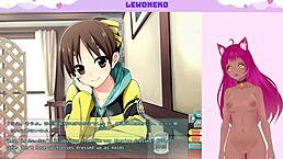 VTuber Plays Game While Secretly Masturbating With Vibrator Part 2