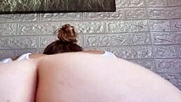 I love how the blonde rides my big cock