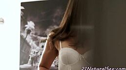 European Babe Loves Masturbating Alone in Glamour