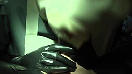 RubberNurse Agnes in latex gives intense blowjob and prostate play