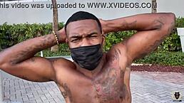 Rome major works out then drills hollywood's huge ass and big tits after licking her pussy.