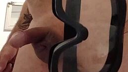 Intense orgasm leads to powerful squirting