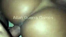 Applying sunscreen on Dana Bueno's sexy body, then creampie in my room!