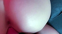 Cumshot on step sister's ass after classes