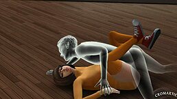 X Scooby-Doo - Velma guides ghost to afterlife through her hole