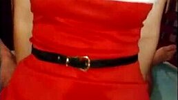 having sex with santa's wife in cowgirl creampie