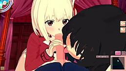 spider lily chisato takina in male pov 3p hentai