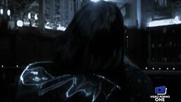 blonde and brunette share cock in group sex