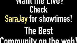 OMG, Sara Jay’s so horny with that deep dildo! 😍